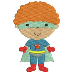 Stickdatei - Kleiner Superheld 3